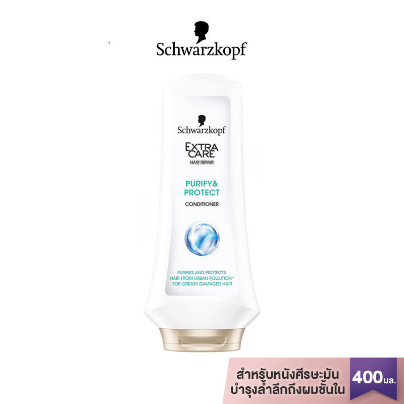 Schwarzkopf Extra Care Очищающий и Защитный Кондиционер Формула Purify and Protect 400 мл.