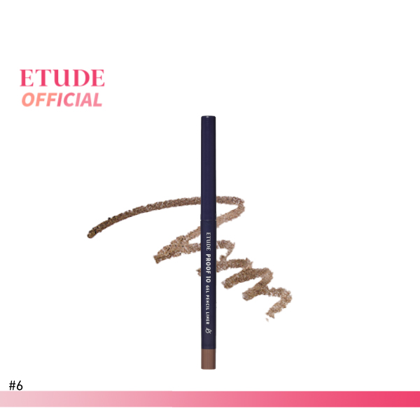 Гелевая подводка для глаз, водостойкая ETUDE Proof 10 Gel Pencil (0,3 г) ETUDE 