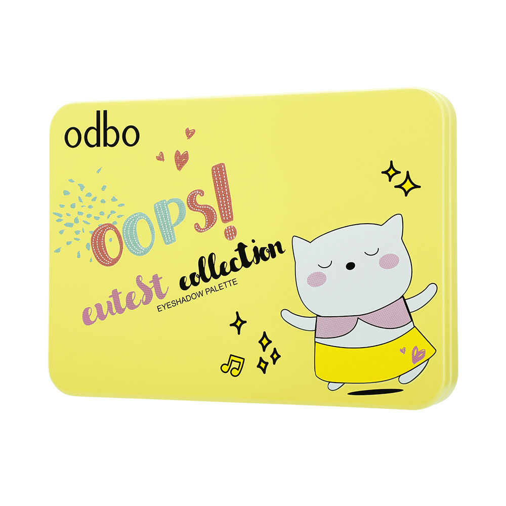 odbo odbo oops симпатичная коллекция палетка теней для век OD212