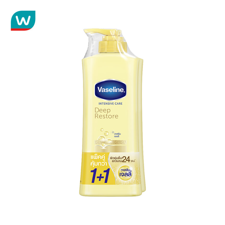 Vaseline Vaseline Intensive Care Deep Restore Lotion 320 мл Двойная упаковка, лосьон для тела, крем для кожи