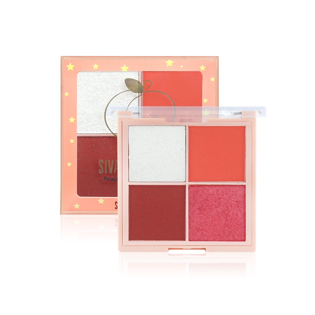 SIVANNA PEACH PRO BLUSH & HIGHTLIGHT (HF6045) : Sivanna Peach Pro Blush and Highlight Blush на щеках x 1 шт.