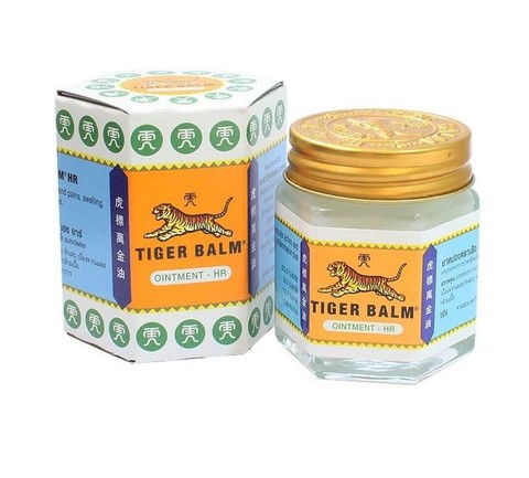 Тигровый тайский бальзам Белый Тигр White Tiger Balm 10мл