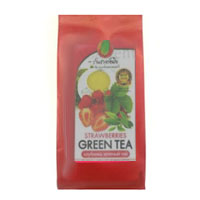 Зеленый чай Healthtea с ароматом клубники от Siam Herb 100 гр / Siam Herb Healthtea Green tea strawberry 100g