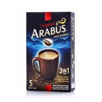 Натуральный растворимый кофе Arabus "3 в 1" 100 грамм (5 пакетиков)/Arabus Coffee 3 in 1 Original 100 gr 5 sashets