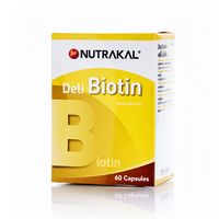 Витаминные капсулы с биотином от Nutrakal 60 шт / Nutrakal Deli Biotin 60caps