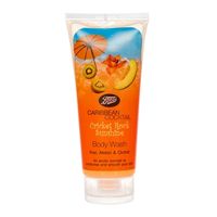 Гель для душа Cricket Rock Sunshine серии Caribbean Cocktail с киви, орхидеей и дыней от Boots 200 мл / Boots Caribbean Cocktail Cricket Rock Sunshine Body Wash 200 ml