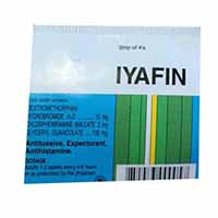 Таблетки от кашля и насморка Iyafin 4 шт / Iyafin 4 tablets