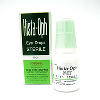 Противоаллергические глазные капли Hista-Oph 5 мл / Hista-Oph Eye Drops Sterile 5 ml