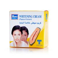 Крем травяной выравнивающий Yoko от пигментных пятен с папайей 4 грамма / Yoko whitening cream papaya extract 4 gr