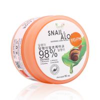 Крем-гель для лица с улиточной слизью и алоэ вера 50 гр / T.L.BAI SNAIL & ALOE CARE FACIAL CREAM 50 g