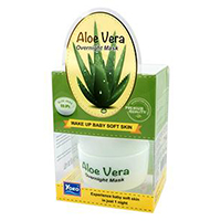 Ночная несмываемая маска с алое вера Aloe Vera Overnight от Yoko 50 мл / Yoko Aloe Vera Overnight Mask Yoko Baby Face 50 ml