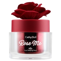 Ночная маска для лица с Экстрактом Болгарской розы 50 гр / ROSE SLEEPING MASK CATHY DOLL ROSE ME 50 g