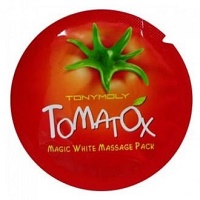 Отбеливающая томатная маска (5 мл) Tonymoly Tomatox Magic White Massage Pack 