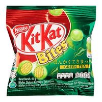 Вафельные конфетки Kit Kat с зеленым чаем 30 гр / Kit Kat Bite Wafer in Green Tea 30g