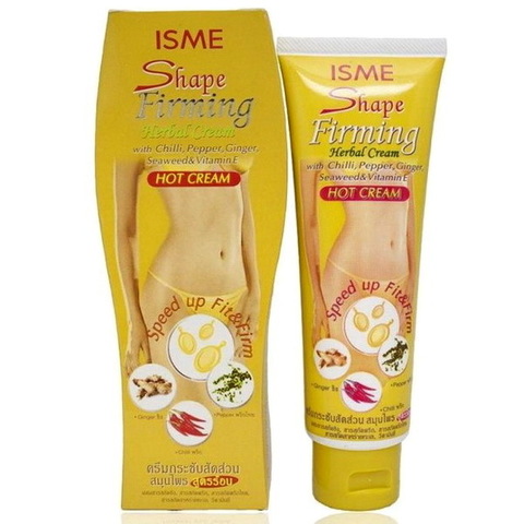 Горячий антицеллюлитный крем ISME Shape Firming Herbal Hot Cream с красным перцем 120 мл