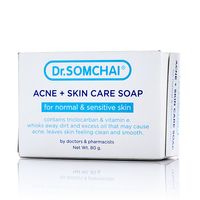 Мыло для чувствительной кожи против акне Dr Somchai 80 гр /Dr Somchai ACNE & Skin Care Soap for Sensitive Skin 80 gr