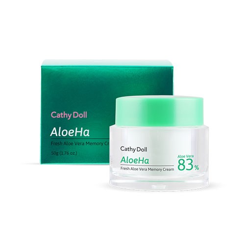 Охлаждающий крем для лица с Алоэ (83%) от Cathy Doll, AloeHa Vera Memory Cream, 50 гр / Cathy Doll AloeHa Fresh Aloe Vera Memory Cream 50 g.