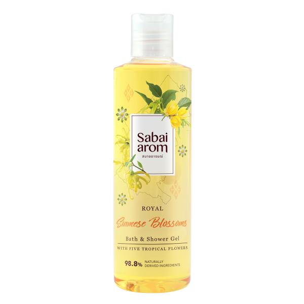 Siamese Blossoms Bath Shower Gel 250 ml. / Сиамский гель для душа и душа Blossoms 250 мл.