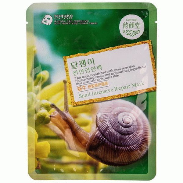 3D маска улиточный муцин+коллаген Belov Natural Nurishing Facial 3D Mask (Корея) / 3D mask snail mucin + collagen Belov Natural Nurishing Fabric Face Mask (Korea)