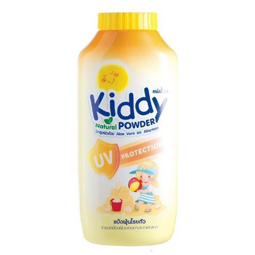 Детская пудра с защитой от солнечных лучей 100 гр / Mistine Kiddy natural powder uv protection 100g