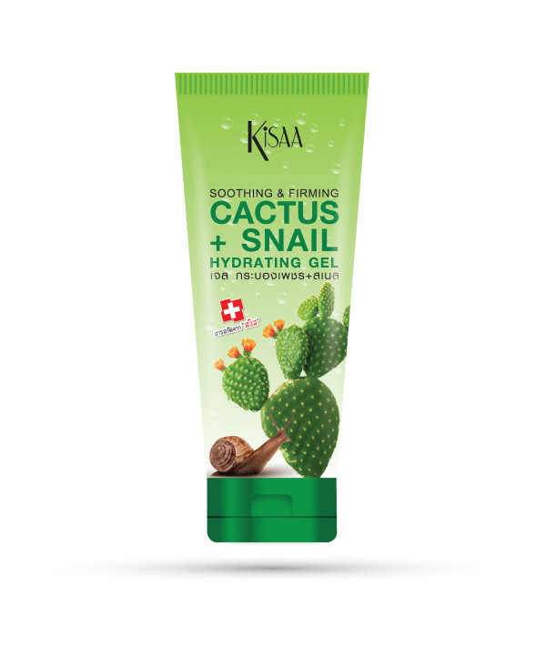 Увлажняющий Гель С Кактусом И Улиточным Муцином / Kisaa Cactus Plus Snail Hydrating Gel