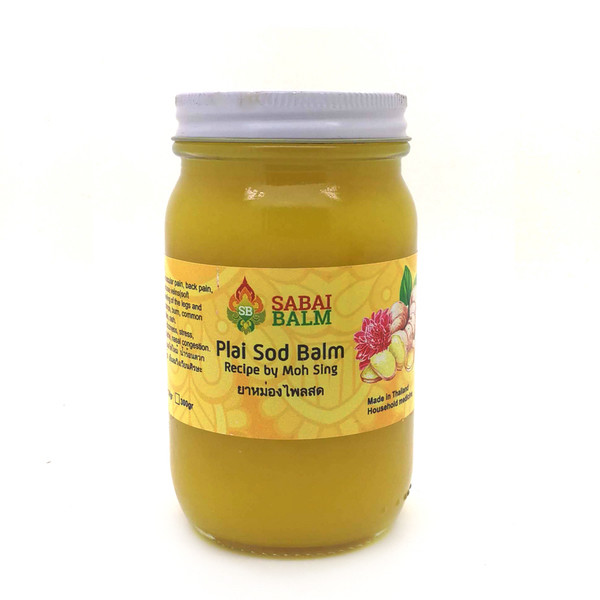 Желтый бальзам Plai Sod Balm по рецепту доктора Мо Синк Sabai Balm 130мл / Plai Sod Balm Yellow Balm according to the prescription of Dr. Mo Sink Sabai Balm 130ml