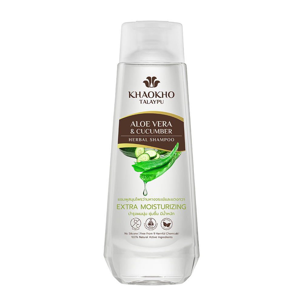 Khaokho Talaypu, Шампунь Алоэ Вера и Огурец 185 мл / Khaokho Talaypu, Aloe Vera Cucumber Shampoo 185 ml