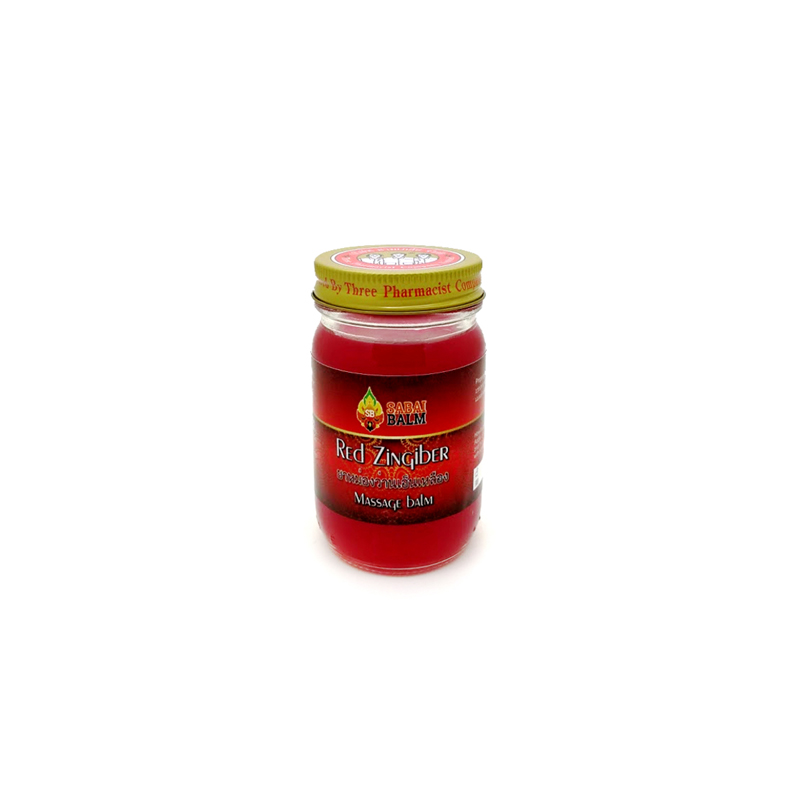 Красный тайский бальзам Red Zingiber Sabai Balm150 мл / Red Thai balm Red Zingiber Sabai Balm 150 ml