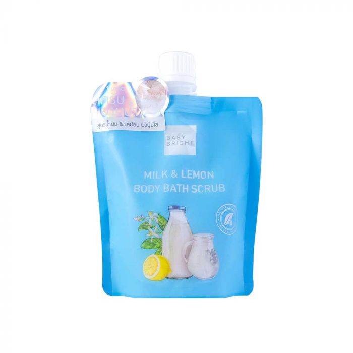 Baby Bright Скраб для тела с молоком и лемоном 250 гр / Baby Bright Milk & Lemon Body Bath Scrub 250 g.