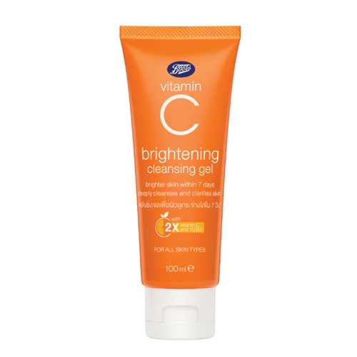 Boots Vitamin C Осветляющий очищающий гель 100 мл / Boots Vitamin C Brightening Cleansing Gel 100ml