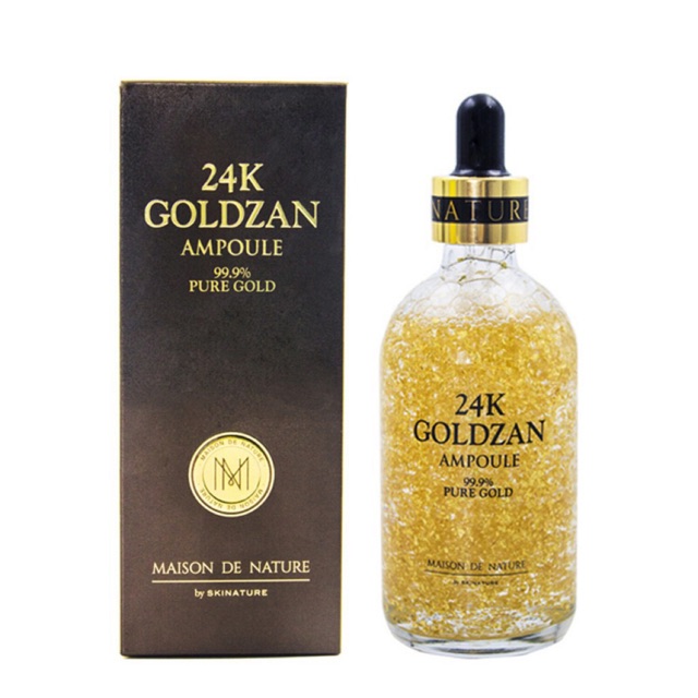 АНТИВОЗРАСТНАЯ СЫВОРОТКА С ЗОЛОТОМ 100 МЛ / SKINATURE 24K GOLDZAN AMPOULE 100 ML