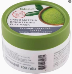 Глиняная маска с чаем Матча / Daiso Matcha Brightening Clay Mask