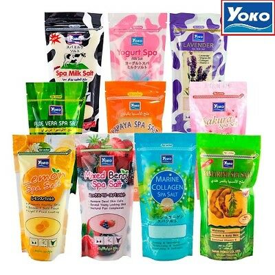 Yoko соляной скраб для тела с различными ароматами 300 гр / Yoko salt scrub for body 300 g