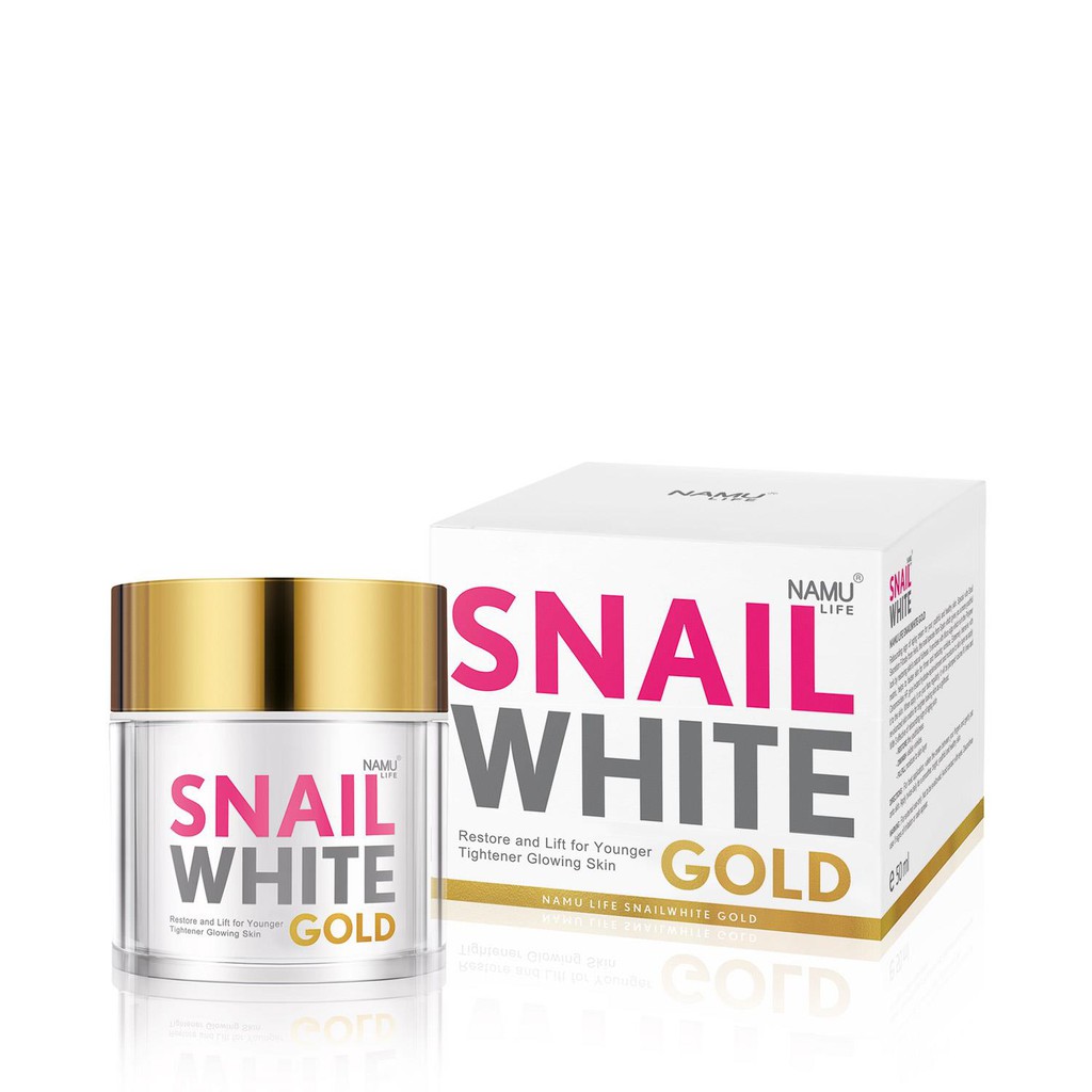 NAMU LIFE SNAIL КРЕМ ИЗ БЕЛОГО ЗОЛОТА 50 мл. / NAMU LIFE SNAIL WHITE GOLD CREAM 50 ml.