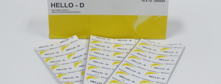 Витамин HELLO-D 10х10 таблеток / Hello D Vitamin 10x10 tablets