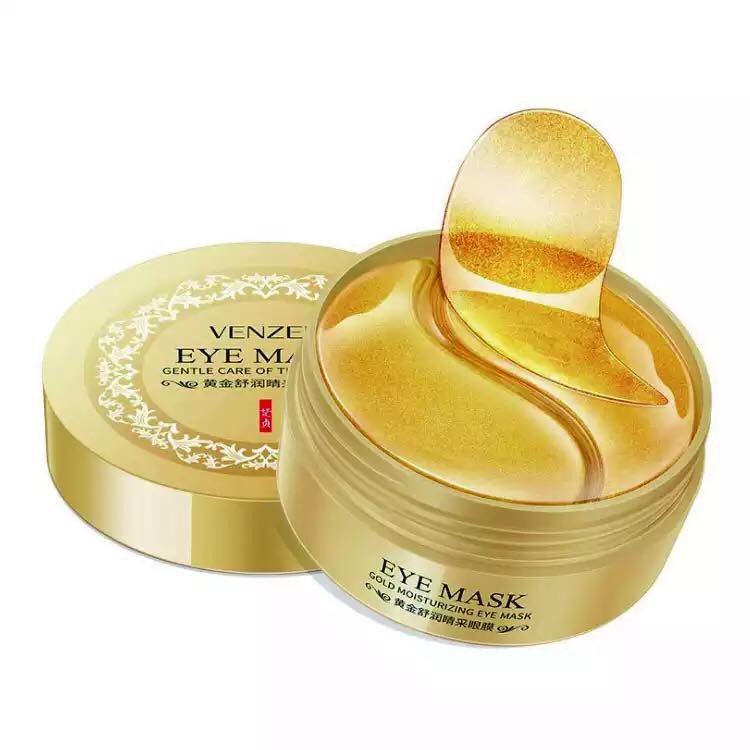 Venzen Гидрогелевые патчи для кожи вокруг глаз 60 пар / Venzen Eye Gold Mask 60 pcs