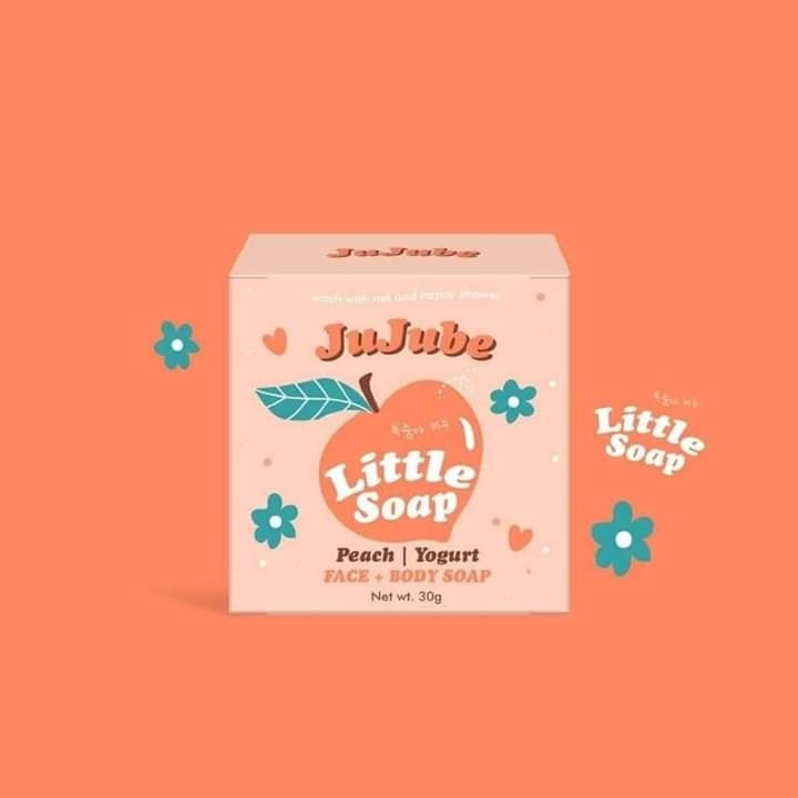 Маленькое мыло из мармелада 30rp / Jujube Little Soap Peach Yogurt 30gr