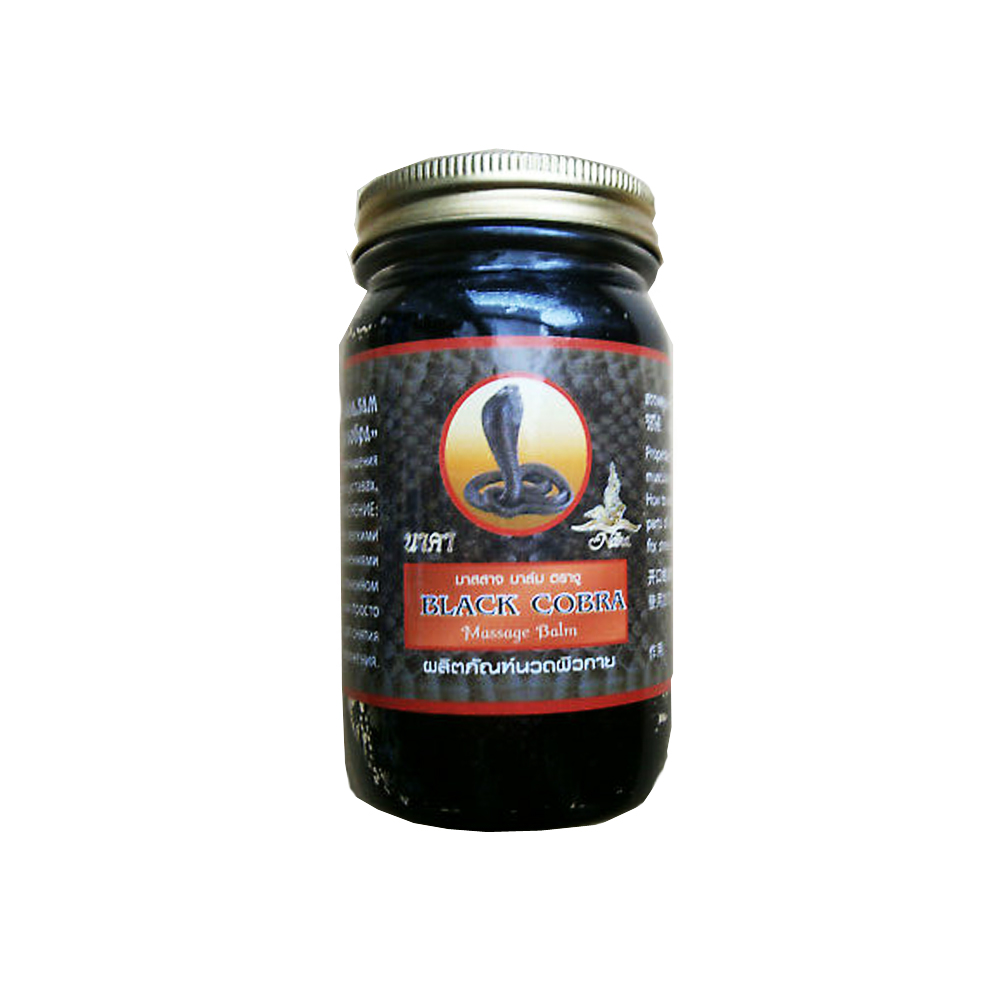 Бальзам для массажа Black Cobra 50rp / Naka Black Cobra Massage Balm 50g.