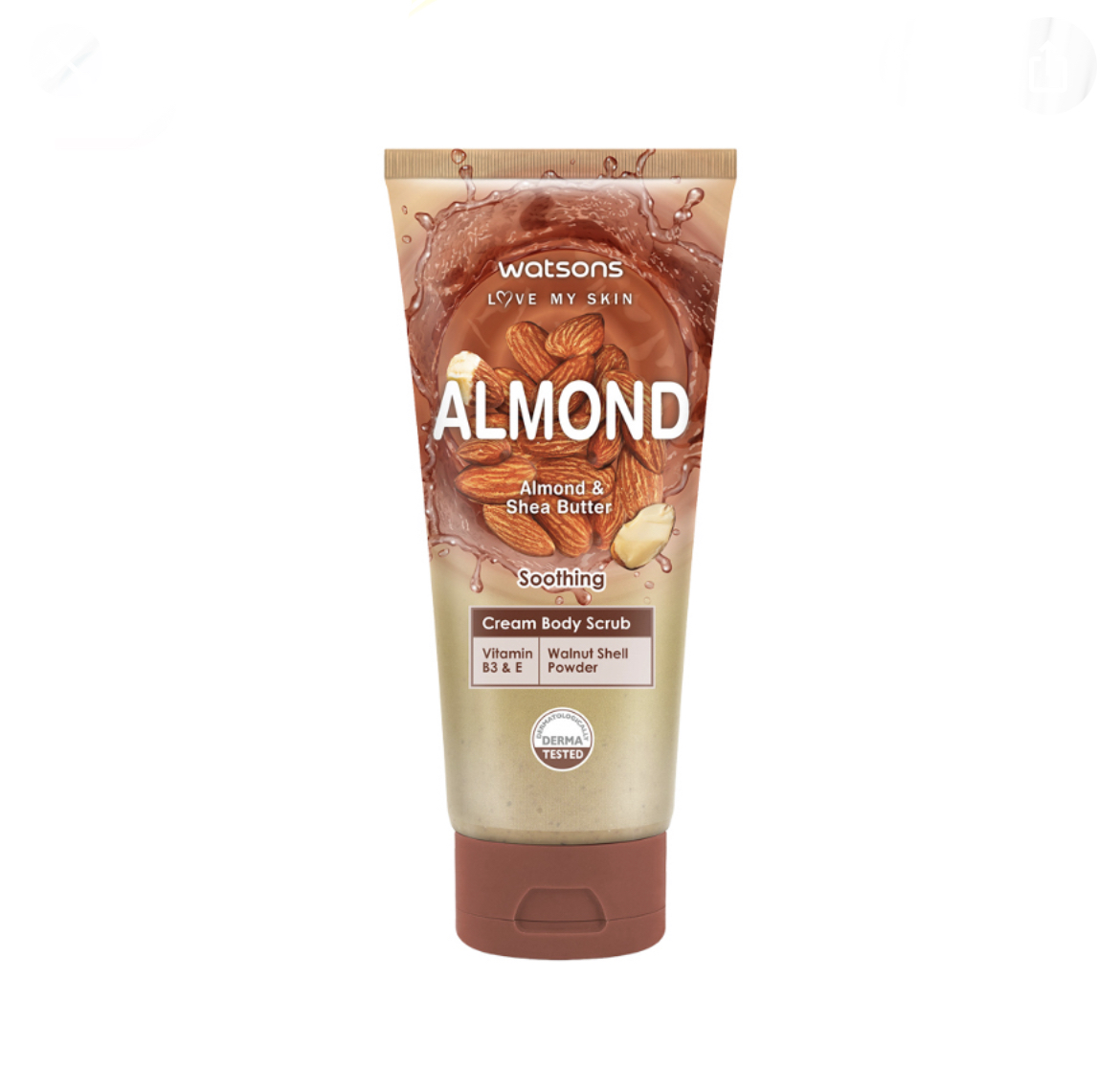 Крем скраб для тела Алмонд 200 гр / Watson Almond & Shea Butter Body Scrub 200g