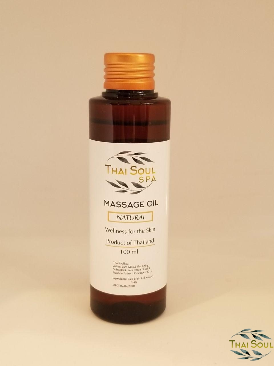 Thai Soul Натуральное массажное масло 100 мл / Thai Soul Natural massage oil 120 ml