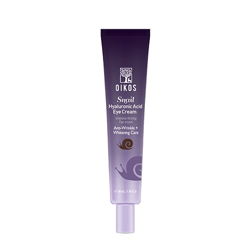 Крем для век с гиалуроновой кислотой OIKOS Snail 40 мл / OIKOS Snail Hyaluronic Acid Eye Cream 40ml