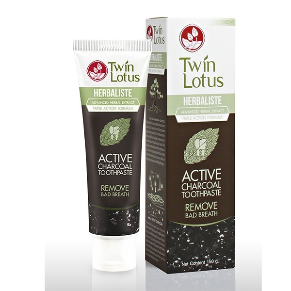 Зубная паста Twin Lotus с бамбуковым углем 150 гр / Toothpaste Twin Lotus Аctive 150 gr