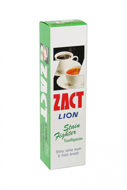 Зубная паста от кофейного налёта Zact Lion 160 гр / Zact Lion Coffee Stain Toothpaste 160 g