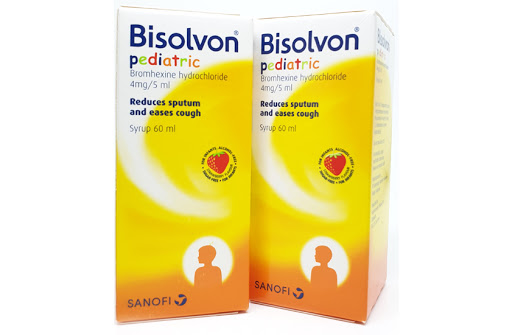 Бисолвон детский жидкий раствор от кашля 60 мл для детей / Bisolvon Pediatric Reduces Sputum and Eases cough 60ml Herbal for Healthy Drink