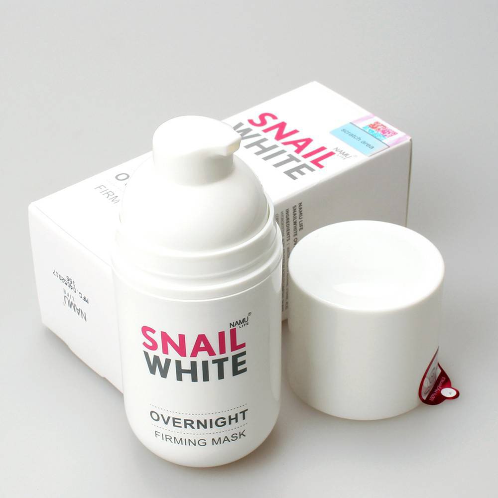 Namu Life Snailwhite Ночная укрепляющая маска 50 мл / Namu Life Snailwhite Overnight Firming Mask 50ml