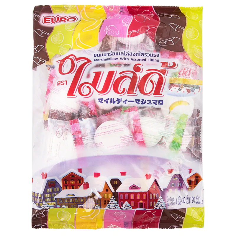 Mildy Ассорти со вкусом зефира 120 г / Mildy Marshmallow Assorted Flavor 120gr