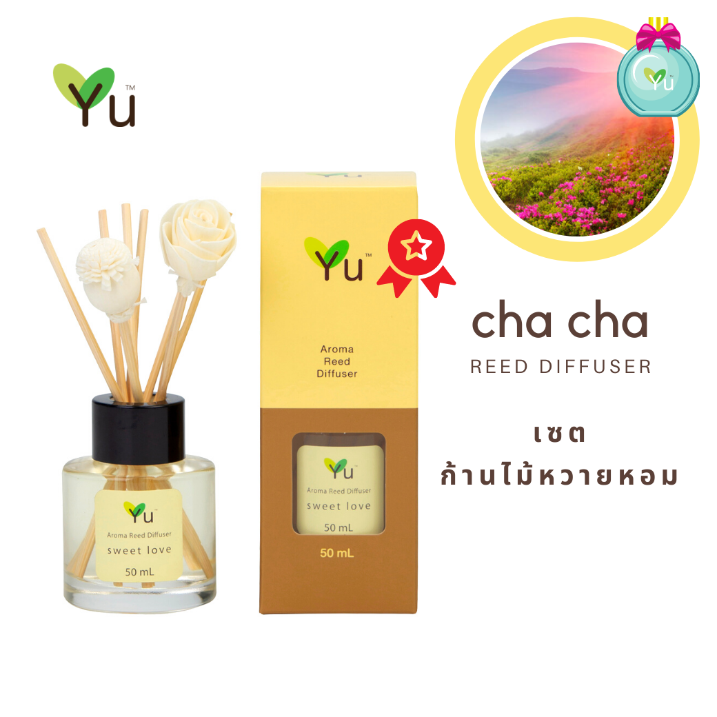 Диффузор с ароматом ча ча 50 мл / Reed Diffuser 50 ml Cha cha