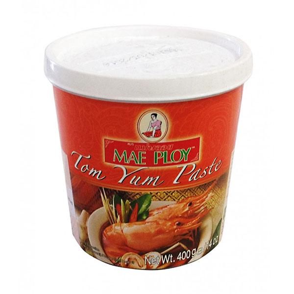 Острая паста для супа Том ям 400 гр / Mae Ploy Tom yum paste (400g tub)