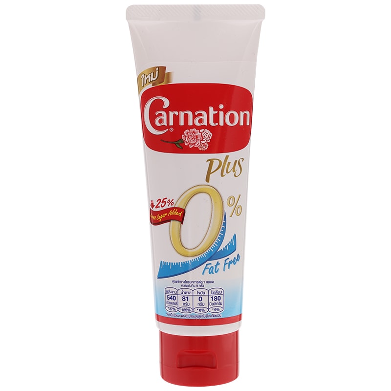 Гвоздика плюс сгущенное молоко 0 процентов, отжимная туба 180 г / Carnation Plus Sweetened Condensed Milk Product 0 percent, 180g squeeze tube