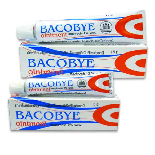 Антибактериальная мазь Бэкобай. Мупироцин 2%. 5 гр. / Bacobye Ointment mupirocin 2% w/w. 5 g.